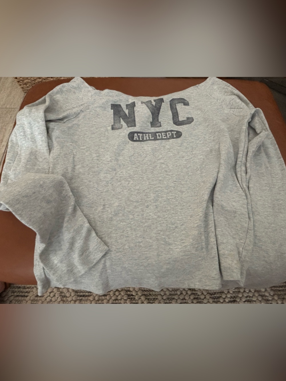 Hollister Heather Gray Crewneck Pullover